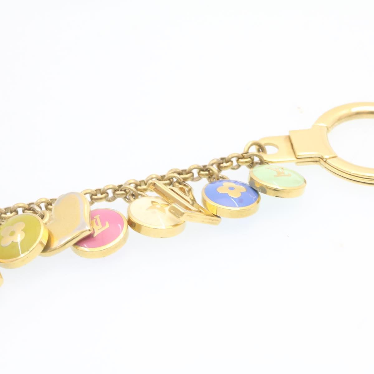 LOUIS VUITTON Porte Cles Chainne Pastille Bag Charm Multicolor M65386 Auth q049