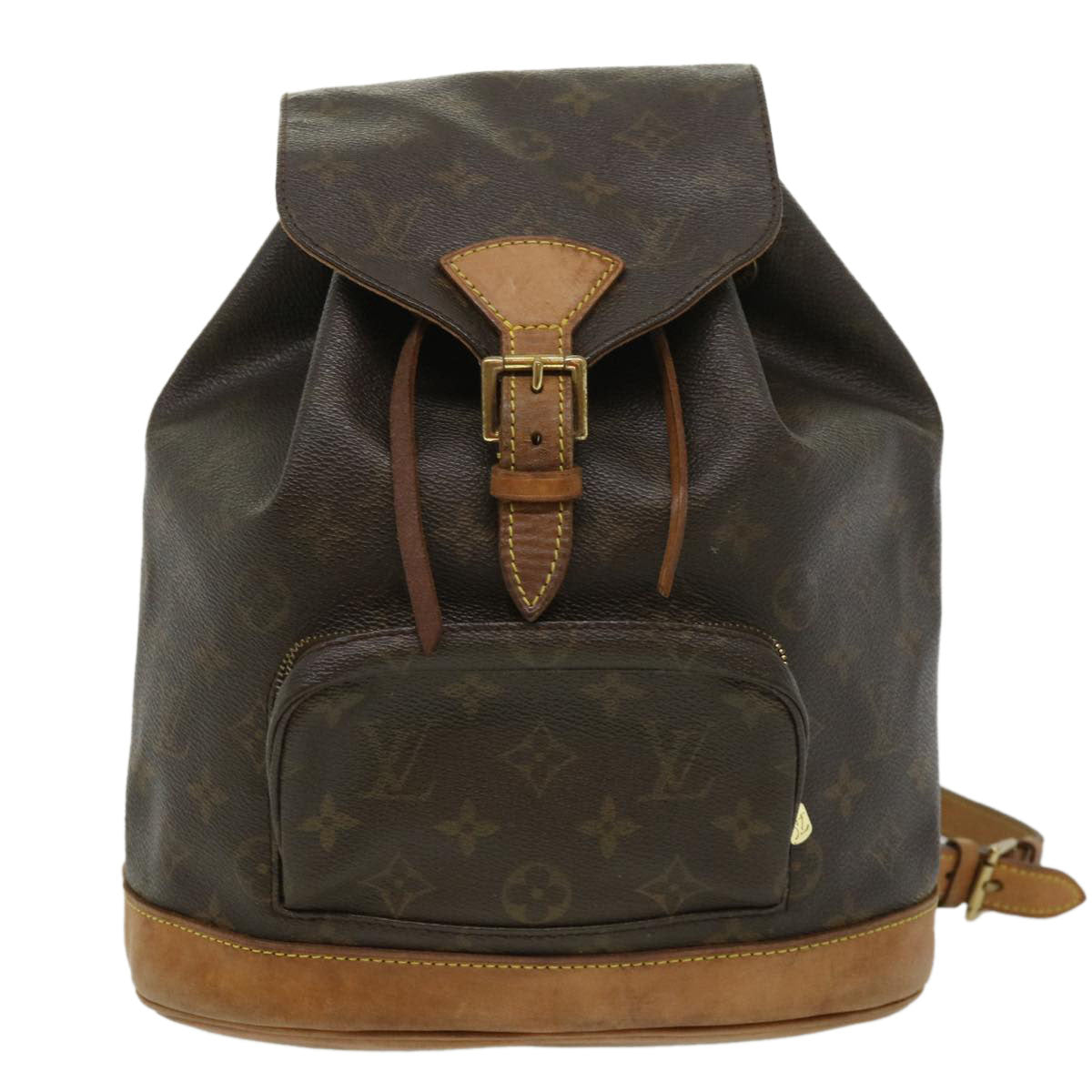 LOUIS VUITTON Monogram Montsouris MM Backpack M51136 LV Auth rd2995