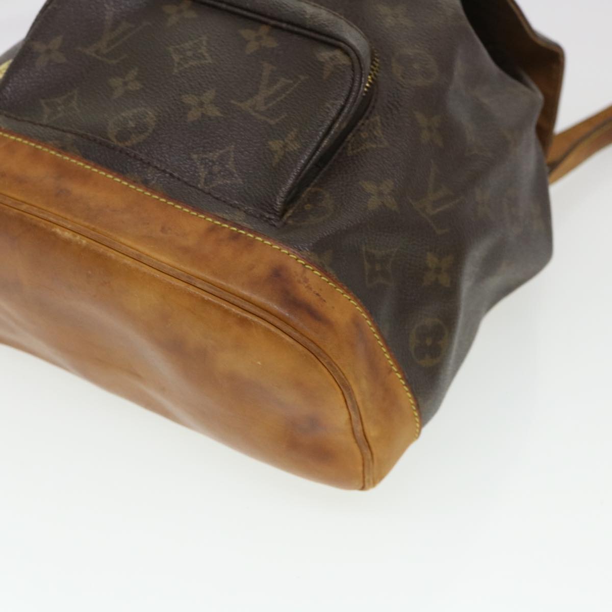 LOUIS VUITTON Monogram Montsouris MM Backpack M51136 LV Auth rd4674