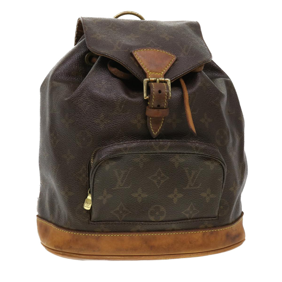 LOUIS VUITTON Monogram Montsouris MM Backpack M51136 LV Auth rd4674