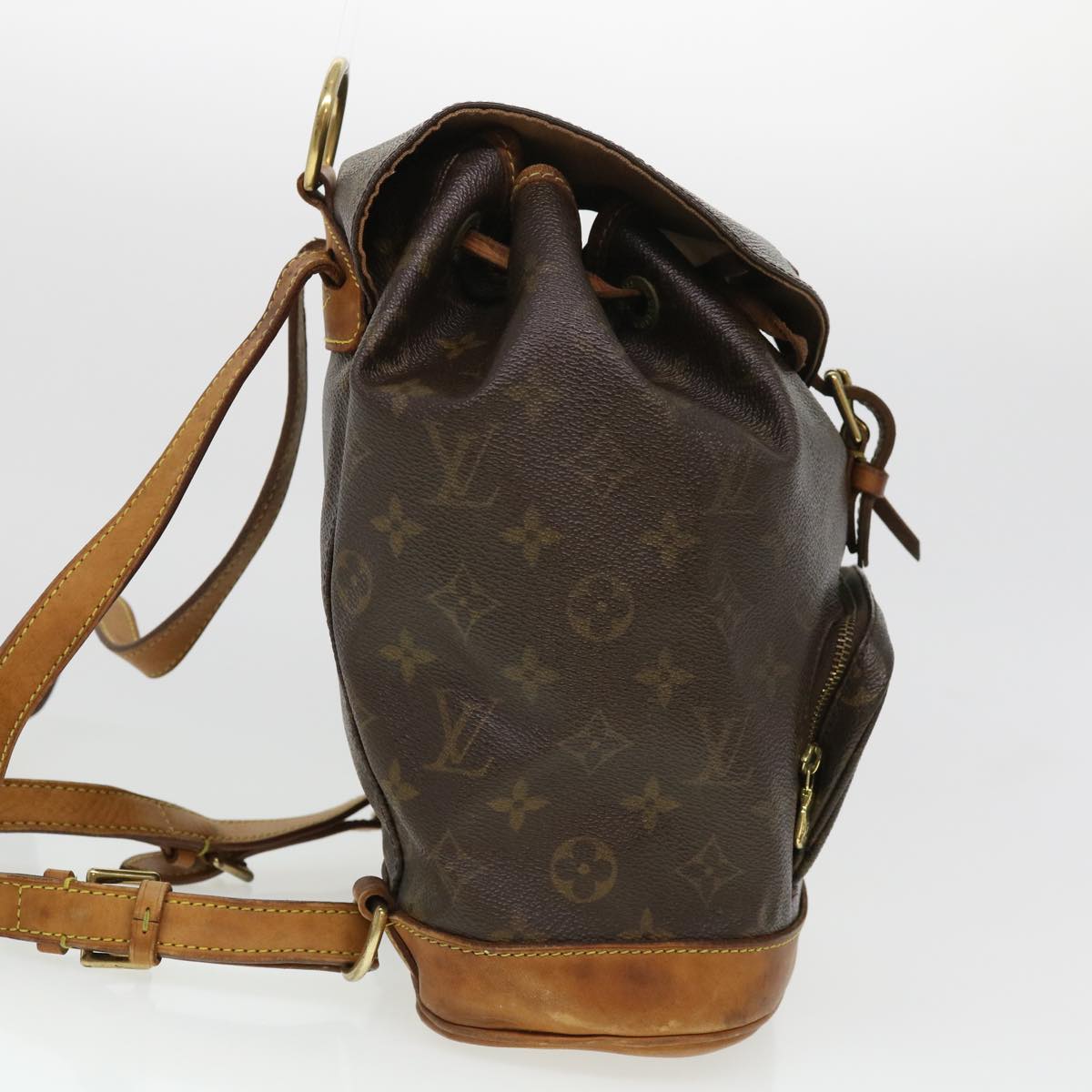LOUIS VUITTON Monogram Montsouris MM Backpack M51136 LV Auth rd4674