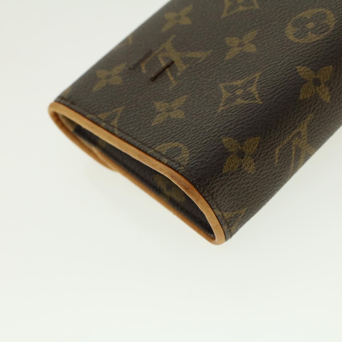 LOUIS VUITTON Monogram Pochette Florentine Waist bag M51855 LV Auth rd4979