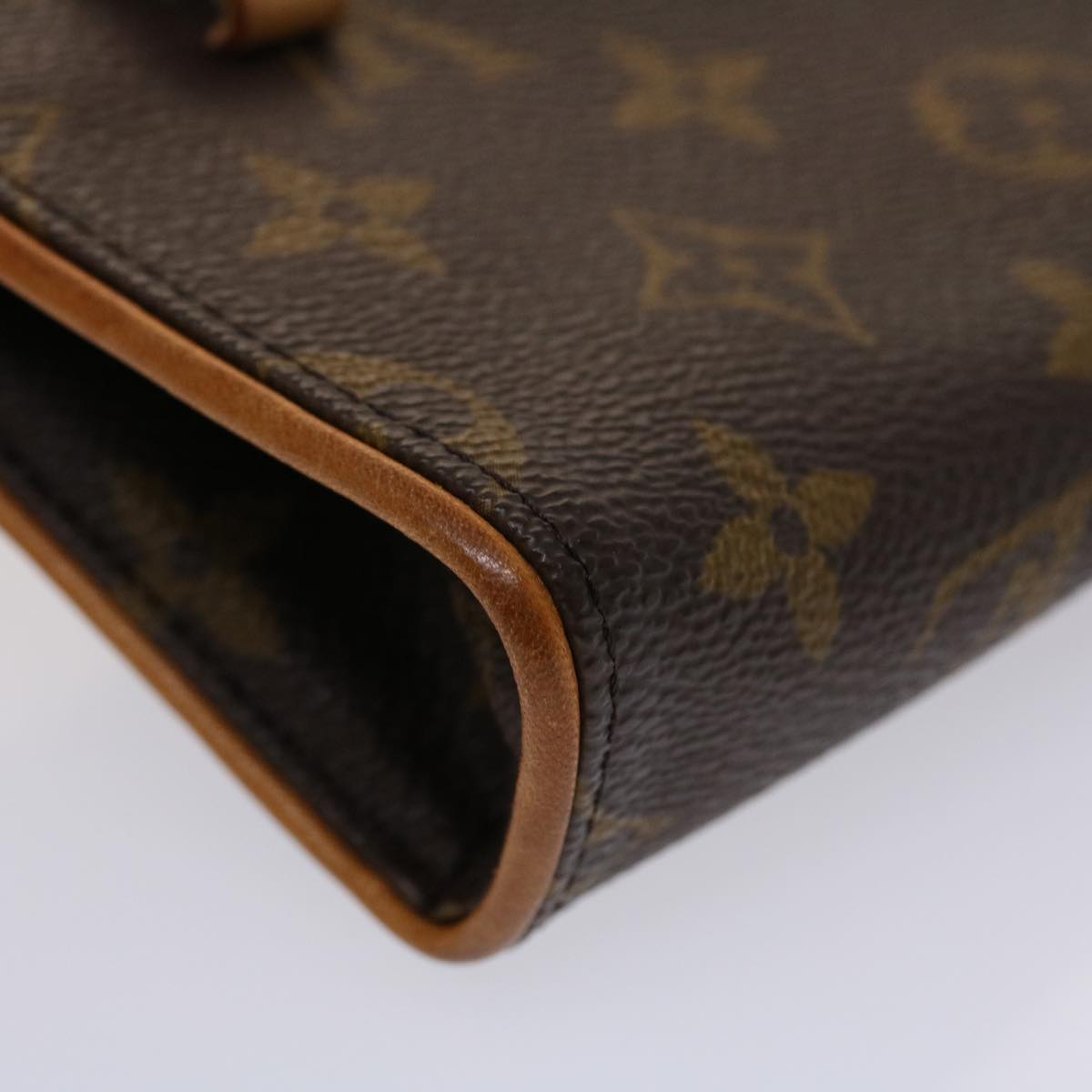 LOUIS VUITTON Monogram Pochette Florentine Waist bag M51855 LV Auth rd5489