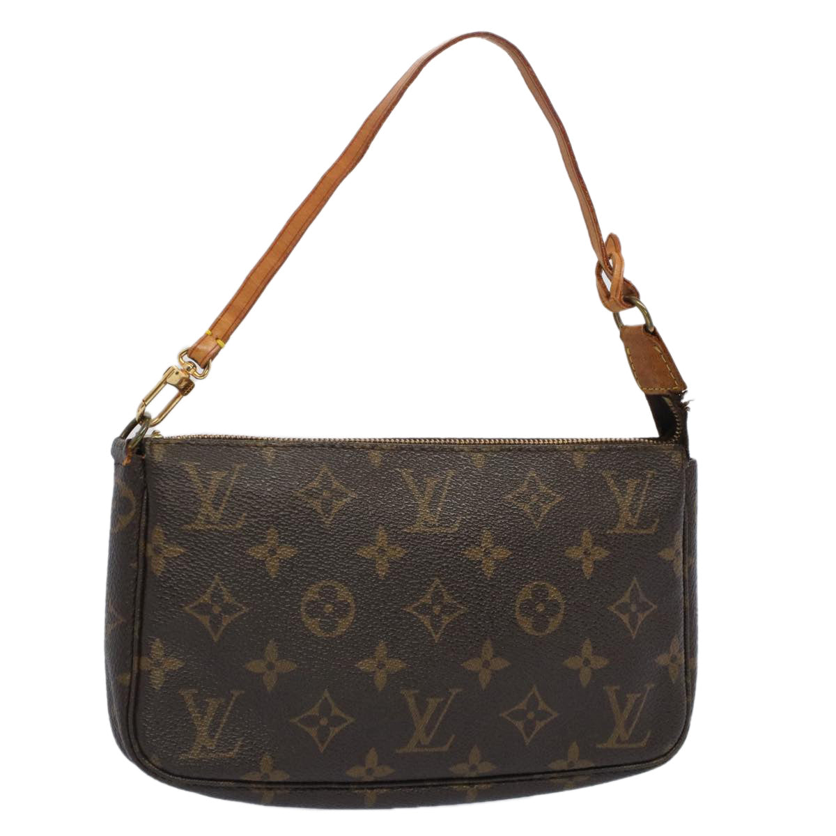 LOUIS VUITTON Monogram Pochette Accessoires Pouch M51980 LV Auth rd5710