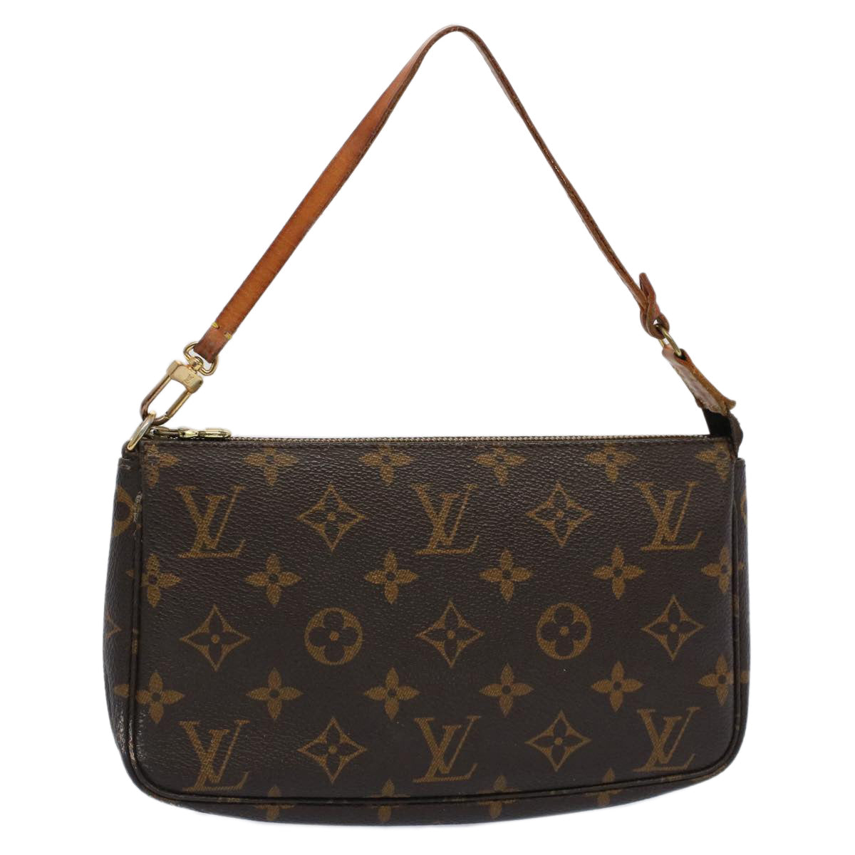 LOUIS VUITTON Monogram Pochette Accessoires Pouch M51980 LV Auth rd5741