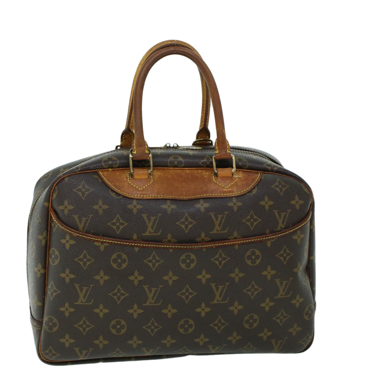 LOUIS VUITTON Monogram Deauville Hand Bag M47270 LV Auth rd5771