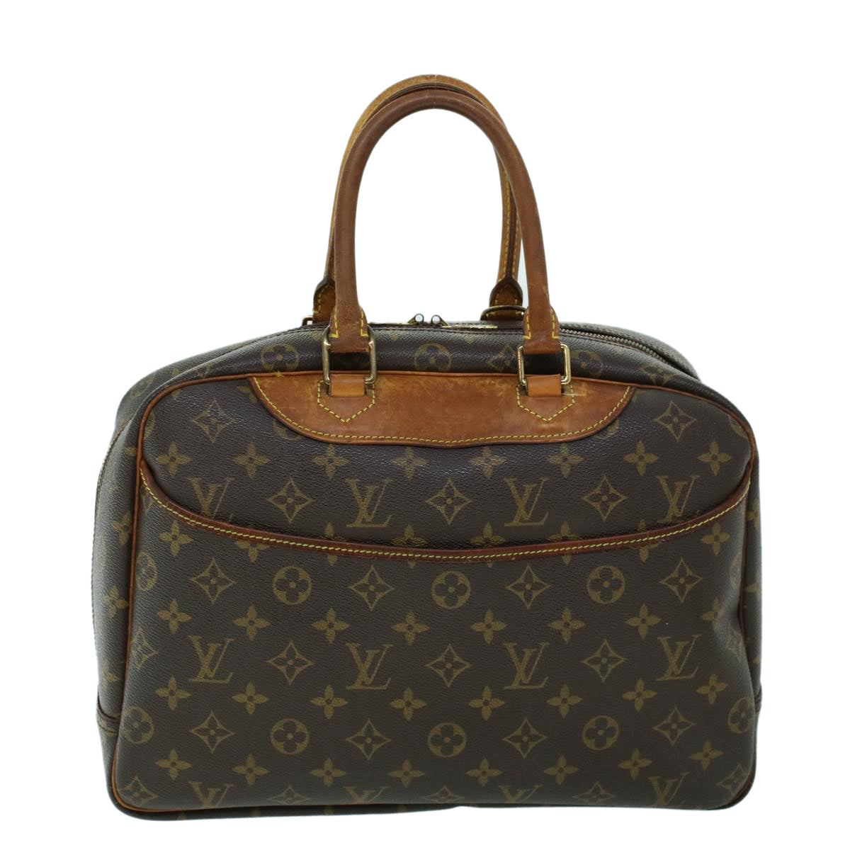 LOUIS VUITTON Monogram Deauville Hand Bag M47270 LV Auth rd5771