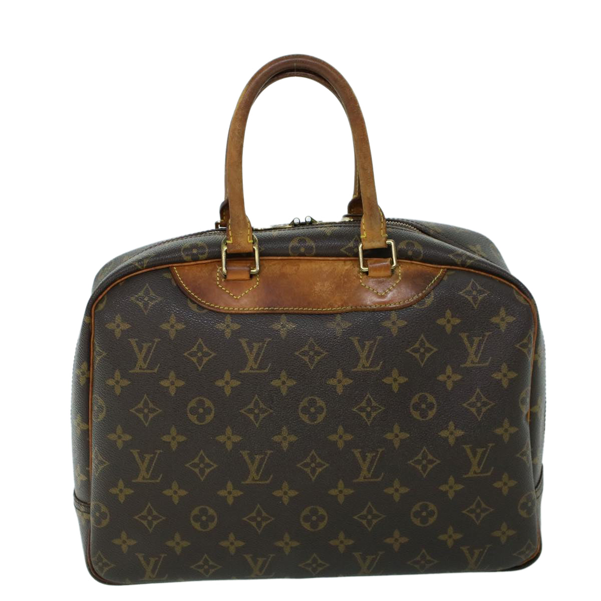 LOUIS VUITTON Monogram Deauville Hand Bag M47270 LV Auth rd5771