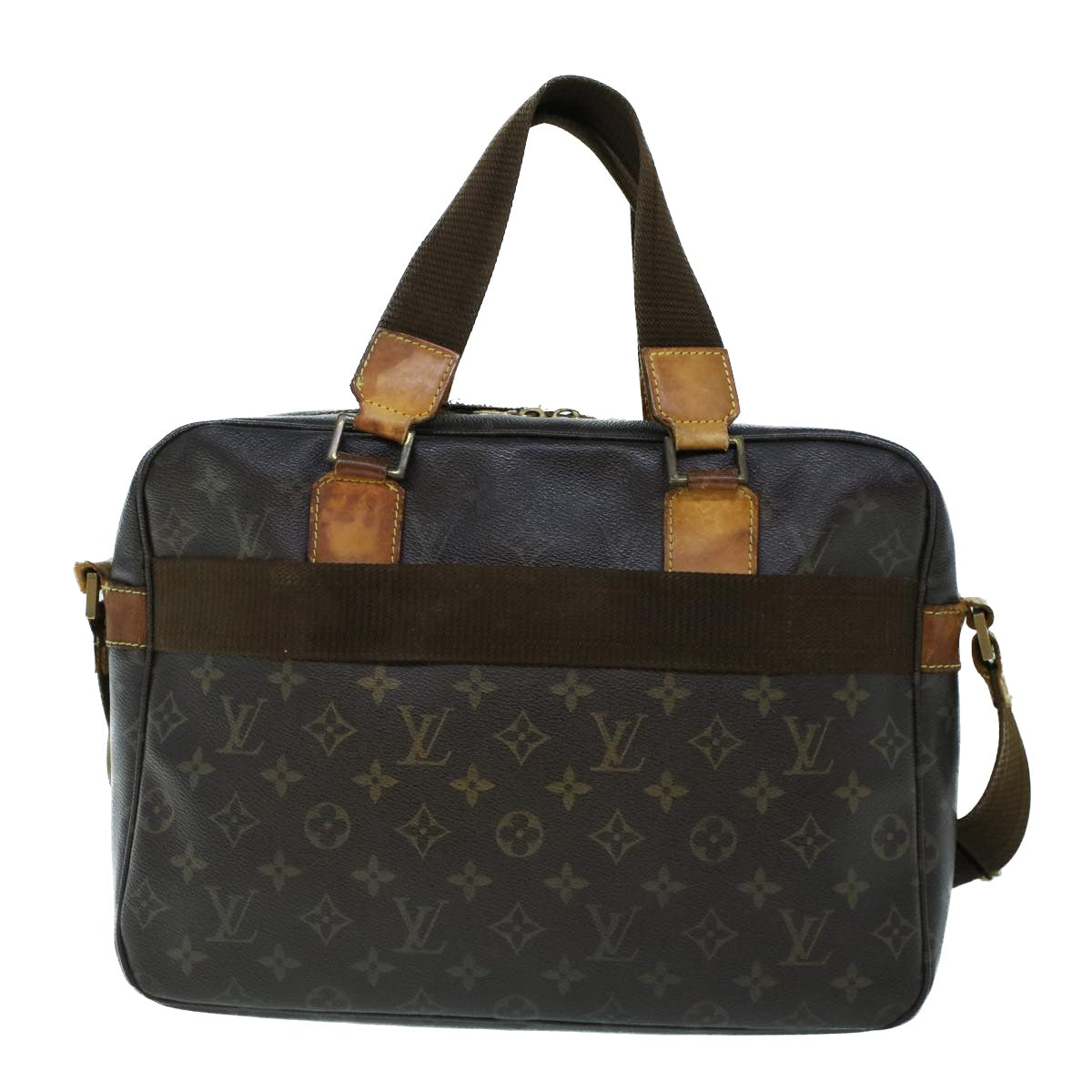 LOUIS VUITTON Monogram Sac Bosphore Hand Bag 2way M40043 LV Auth rd5835