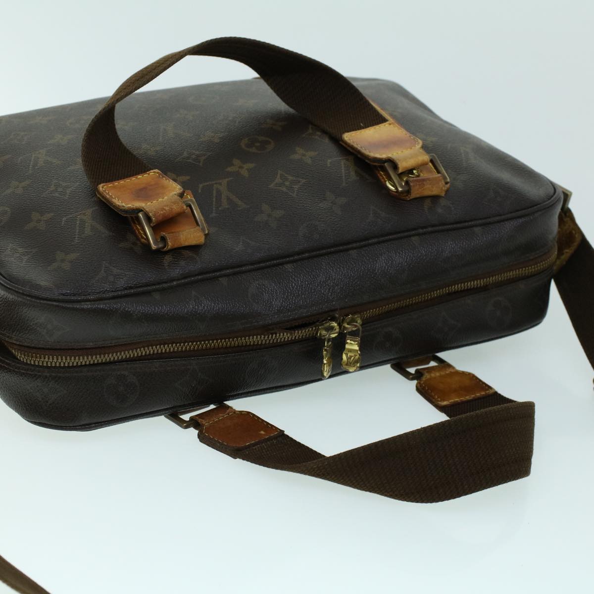 LOUIS VUITTON Monogram Sac Bosphore Hand Bag 2way M40043 LV Auth rd5835