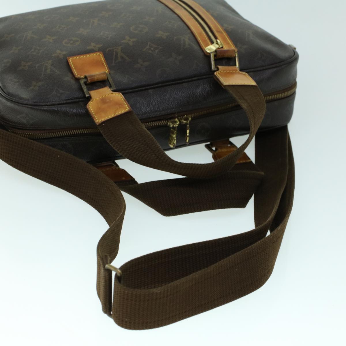 LOUIS VUITTON Monogram Sac Bosphore Hand Bag 2way M40043 LV Auth rd5835