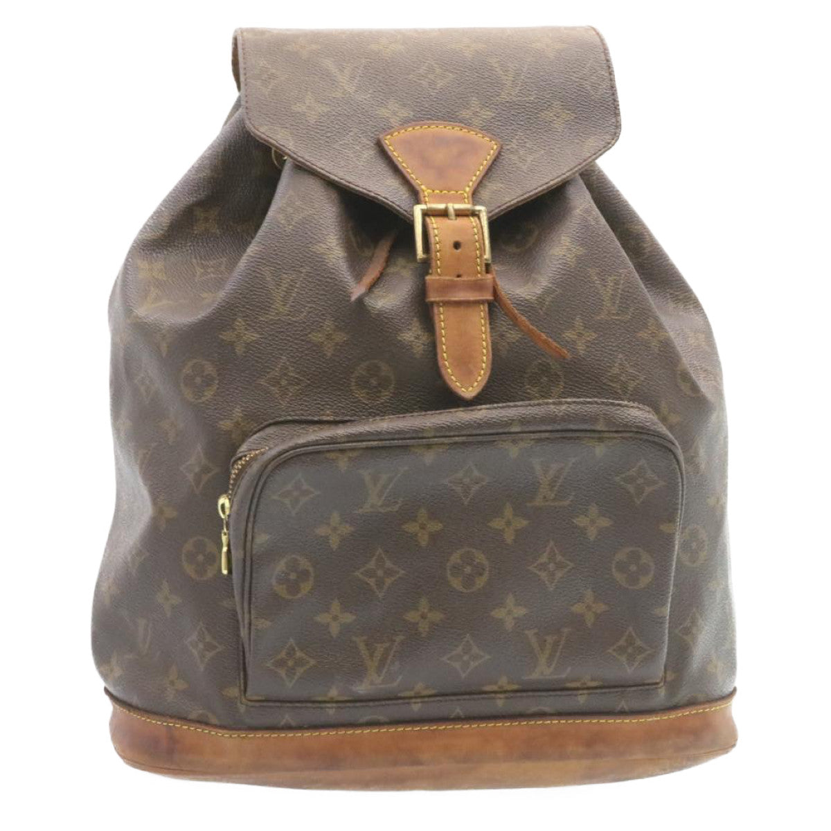 LOUIS VUITTON Monogram Montsouris GM Backpack M51135 LV Auth rk001