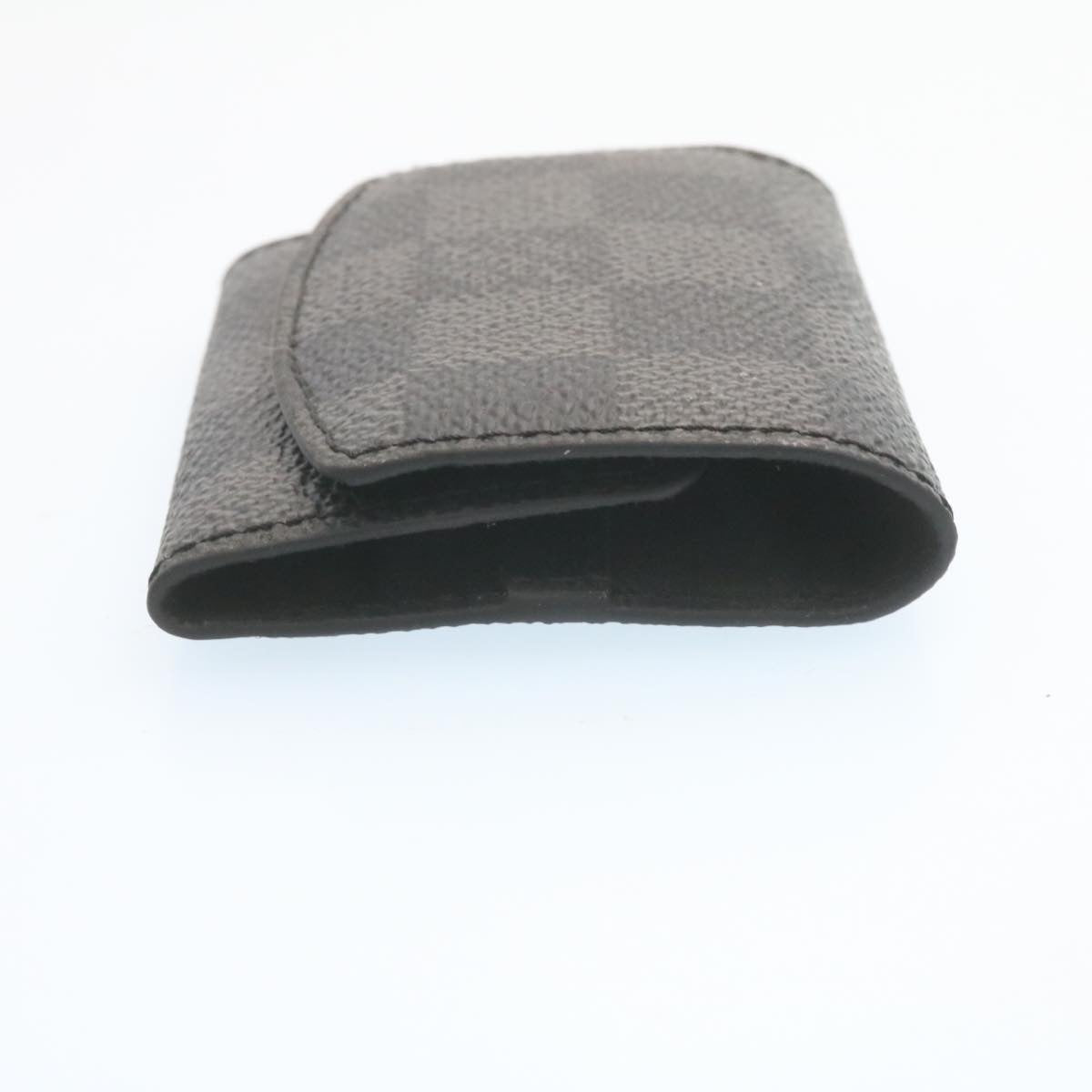 LOUIS VUITTON Damier Graphite Cuff Case LV Auth ro153