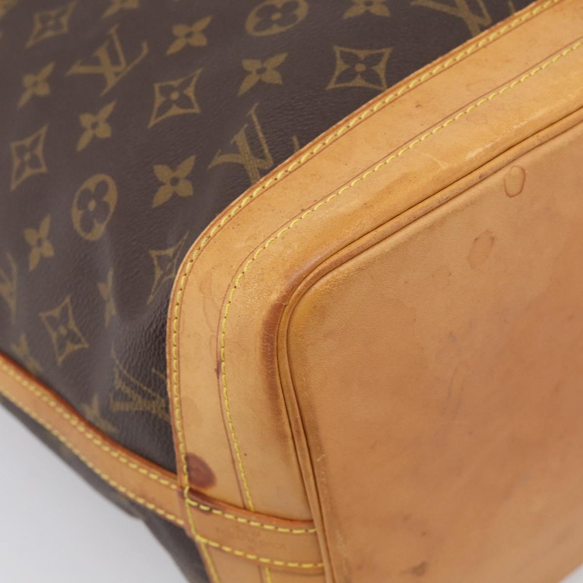 LOUIS VUITTON Monogram Noe Shoulder Bag M42224 LV Auth RV001