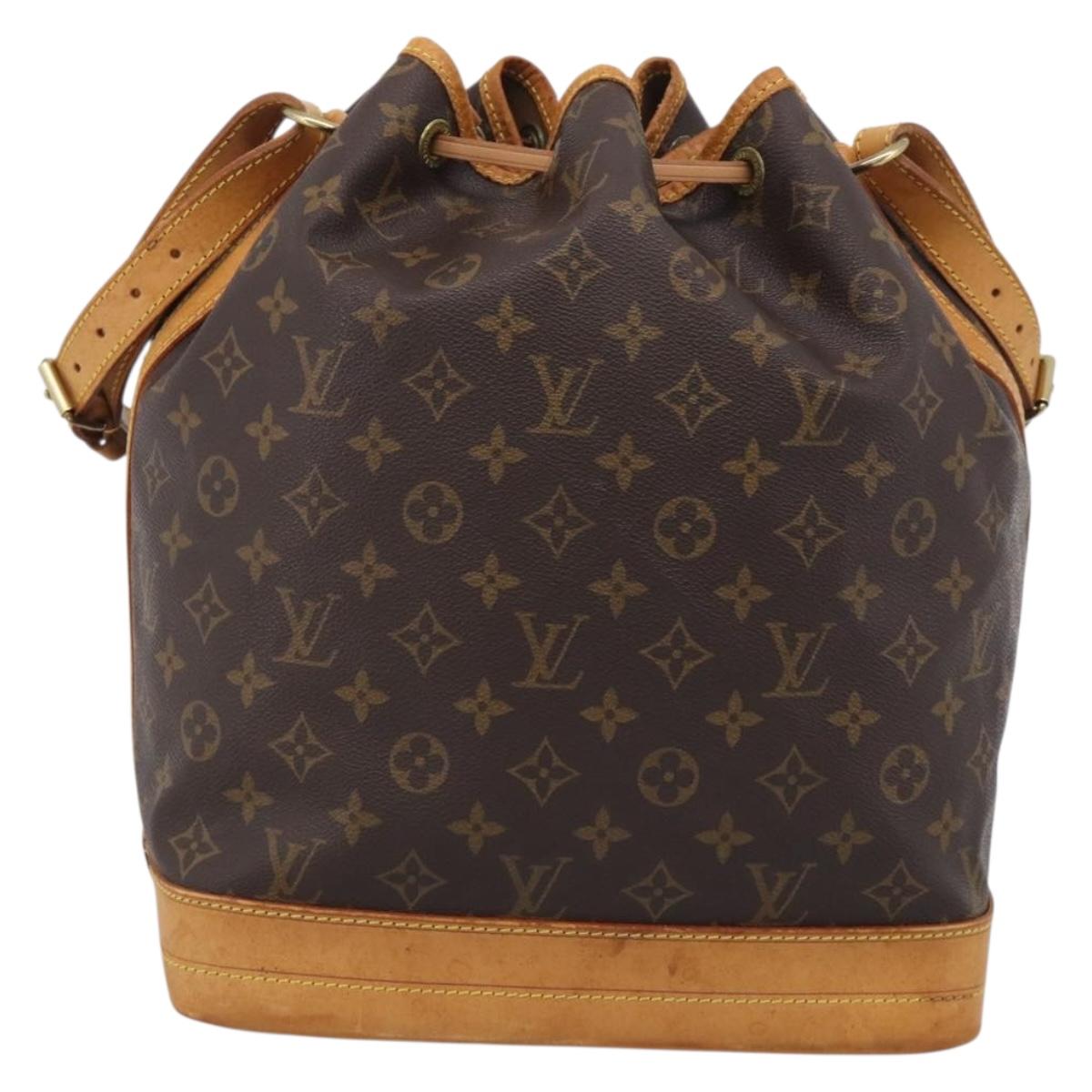 LOUIS VUITTON Monogram Noe Shoulder Bag M42224 LV Auth RV001