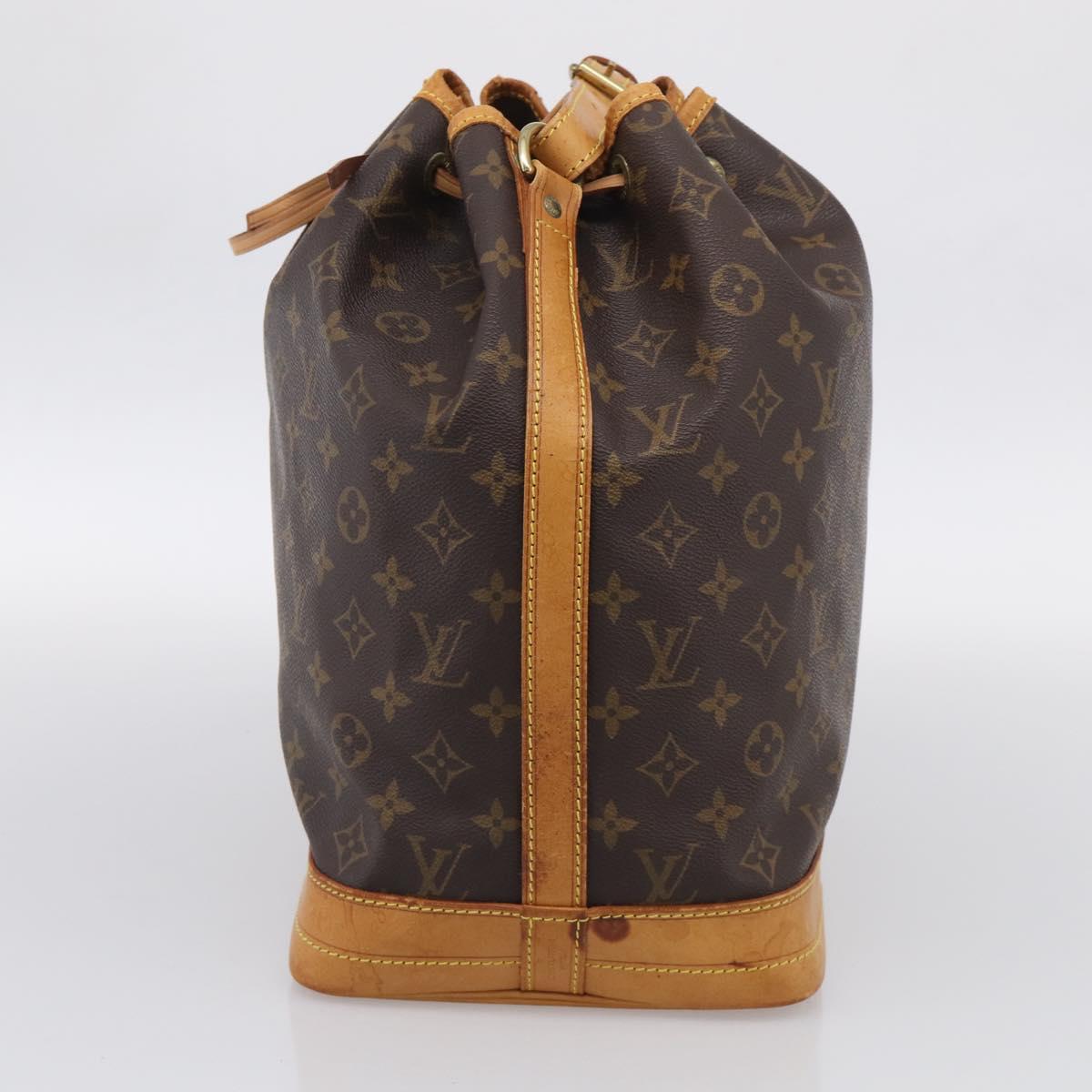 LOUIS VUITTON Monogram Noe Shoulder Bag M42224 LV Auth RV001