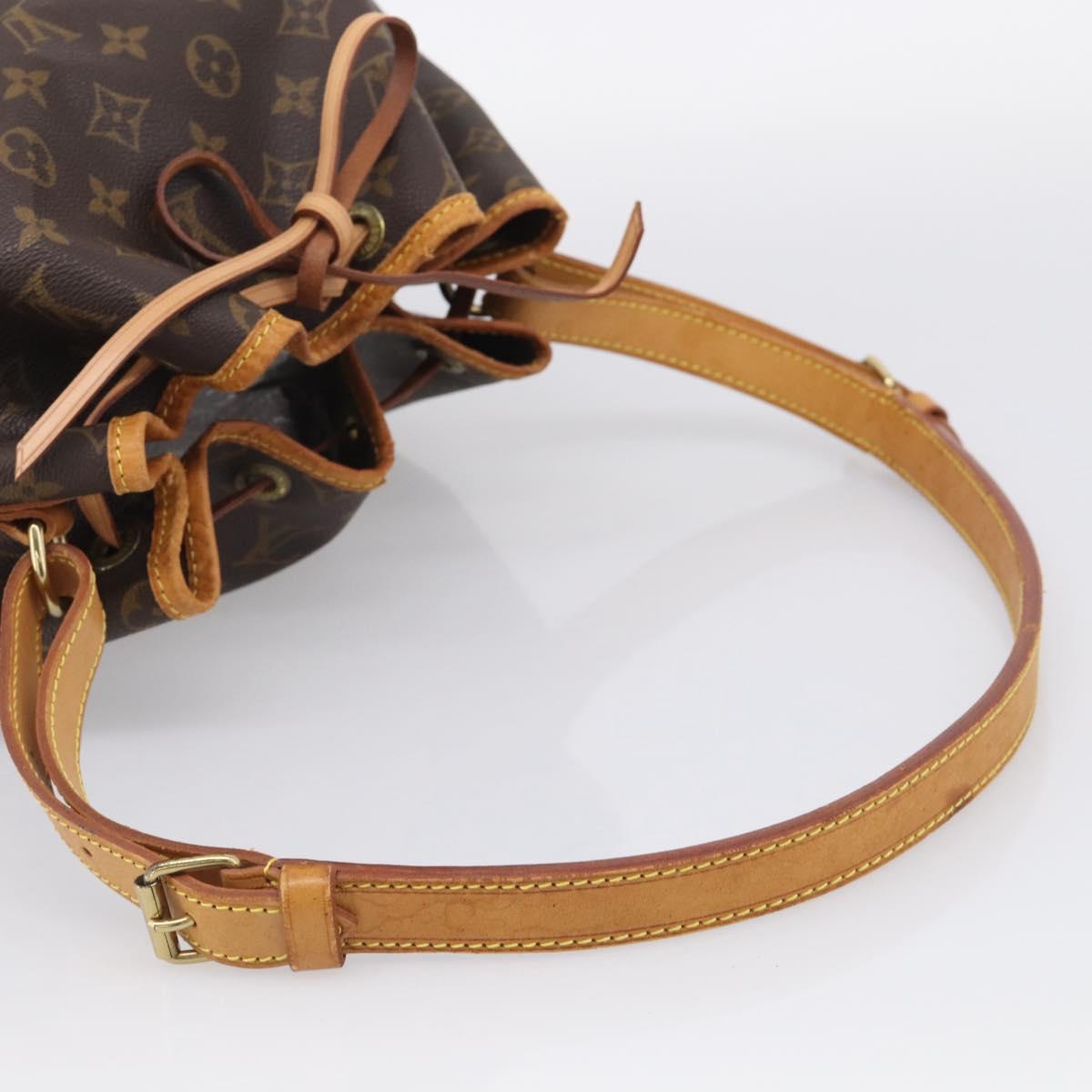 LOUIS VUITTON Monogram Noe Shoulder Bag M42224 LV Auth RV001