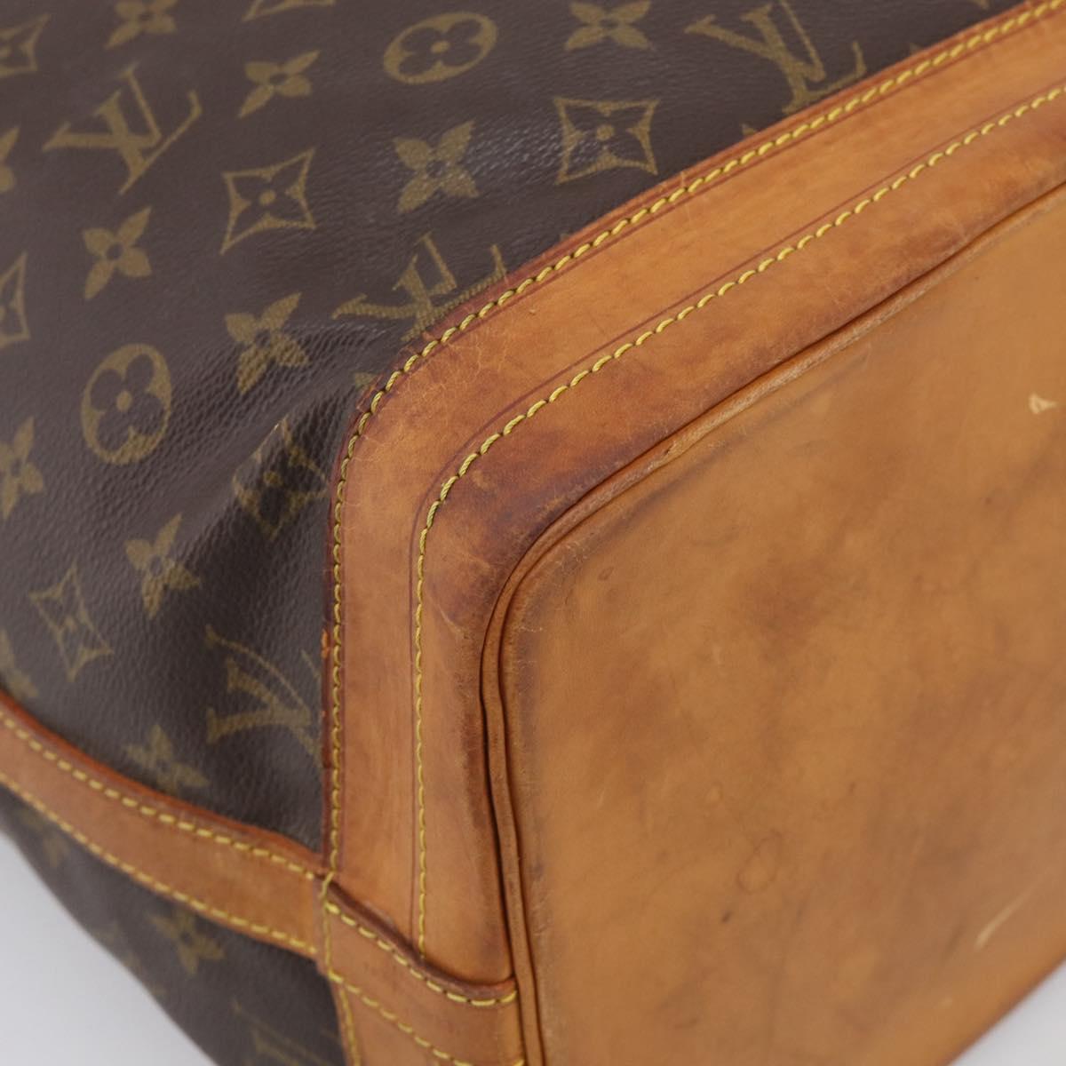 LOUIS VUITTON Monogram Noe Shoulder Bag M42224 LV Auth RV002