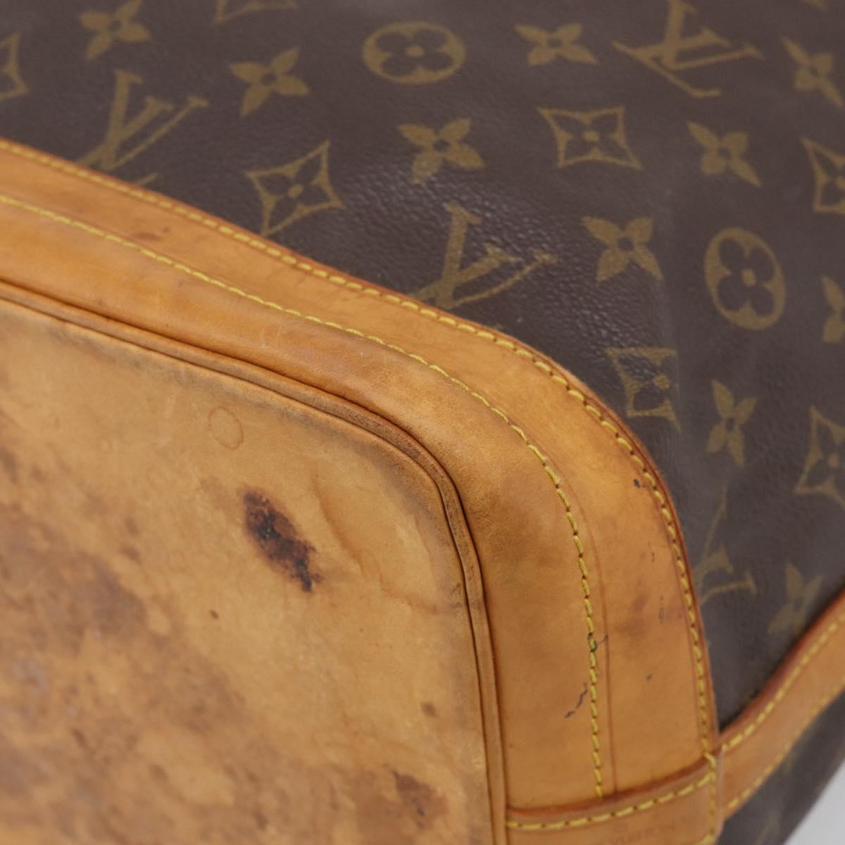 LOUIS VUITTON Monogram Noe Shoulder Bag M42224 LV Auth RV003