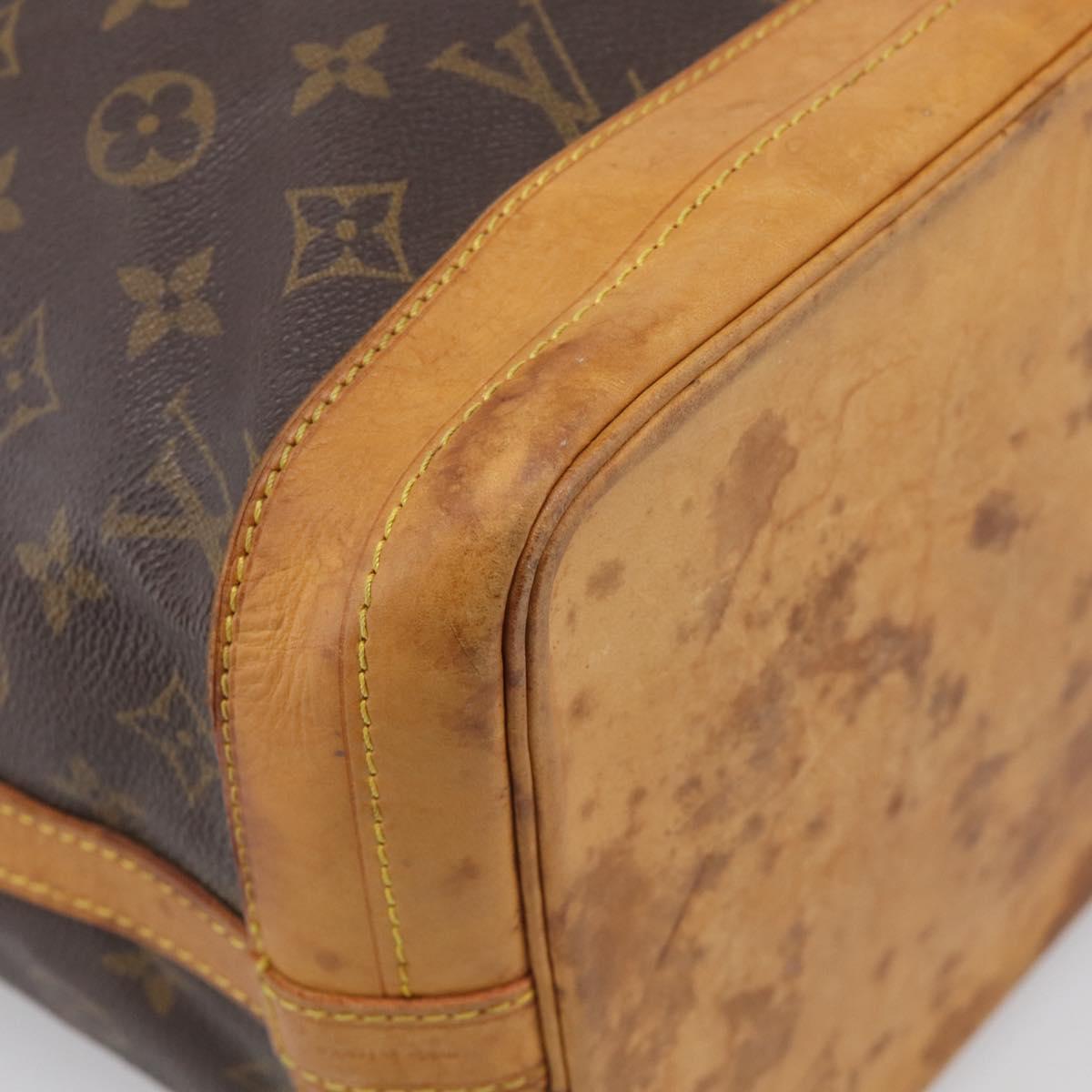 LOUIS VUITTON Monogram Noe Shoulder Bag M42224 LV Auth RV003