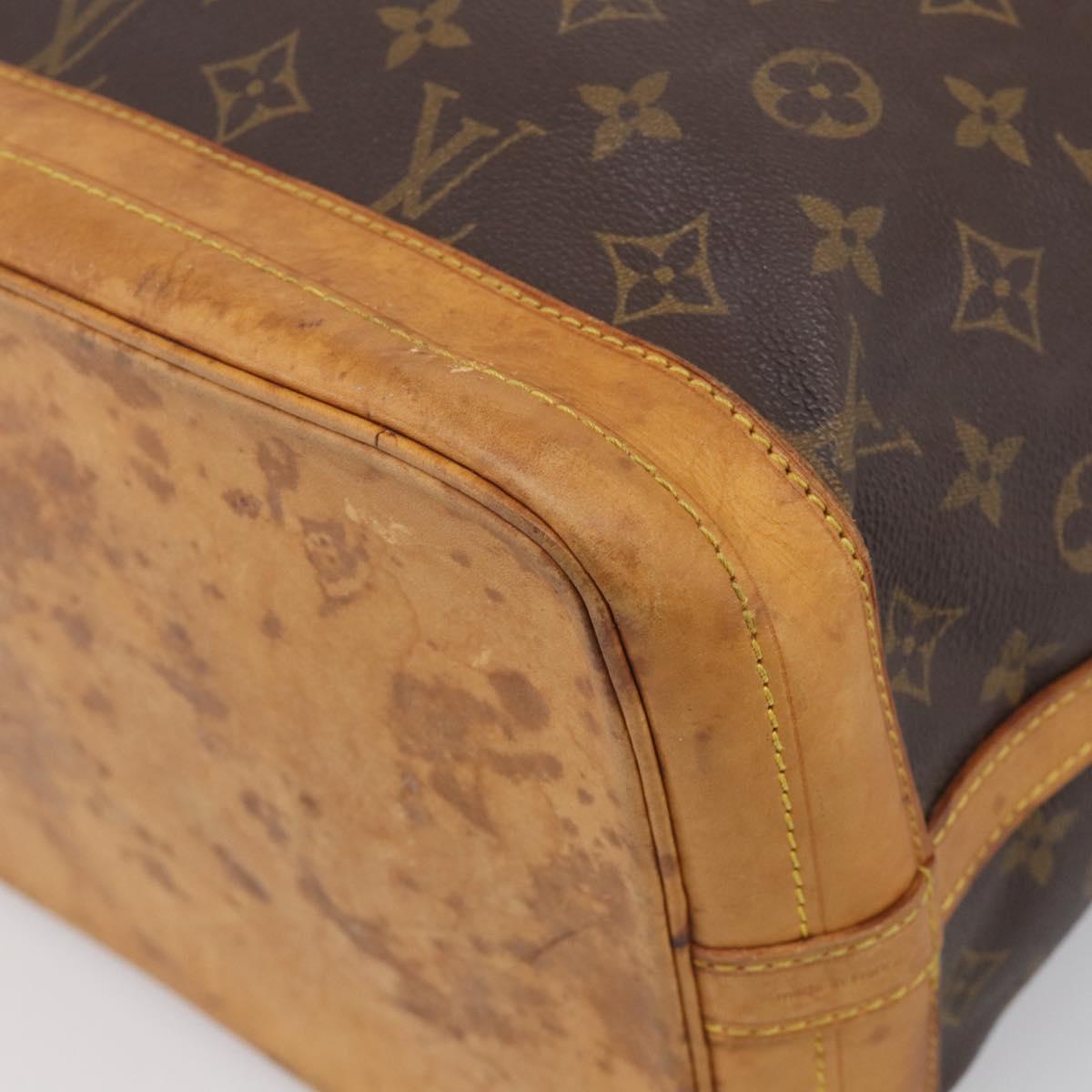 LOUIS VUITTON Monogram Noe Shoulder Bag M42224 LV Auth RV003