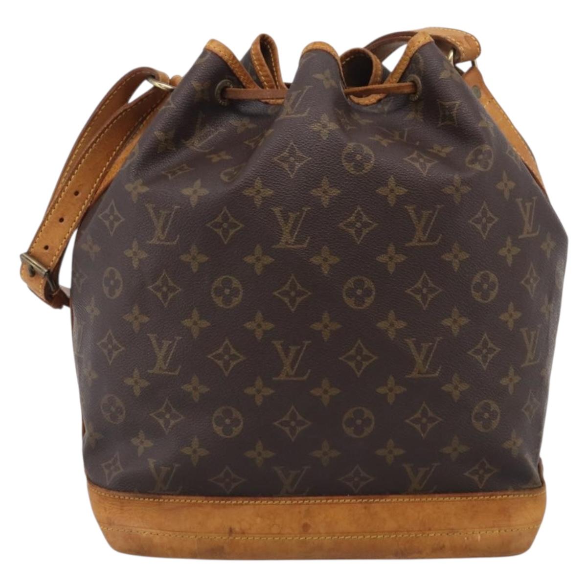 LOUIS VUITTON Monogram Noe Shoulder Bag M42224 LV Auth RV003
