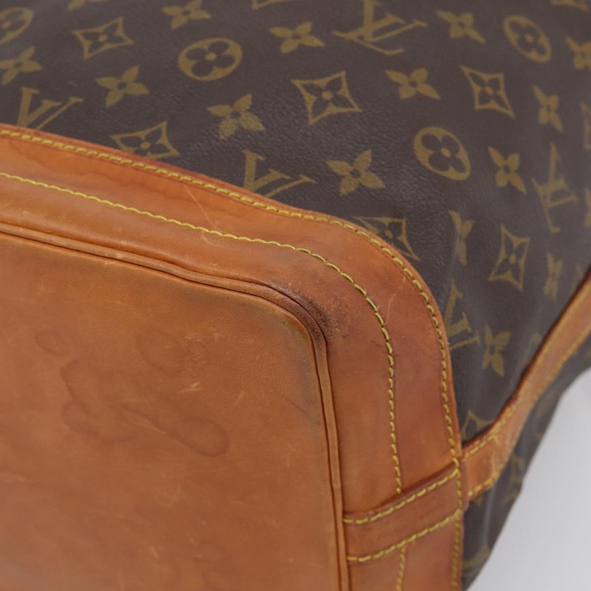 LOUIS VUITTON Monogram Noe Shoulder Bag M42224 LV Auth RV004