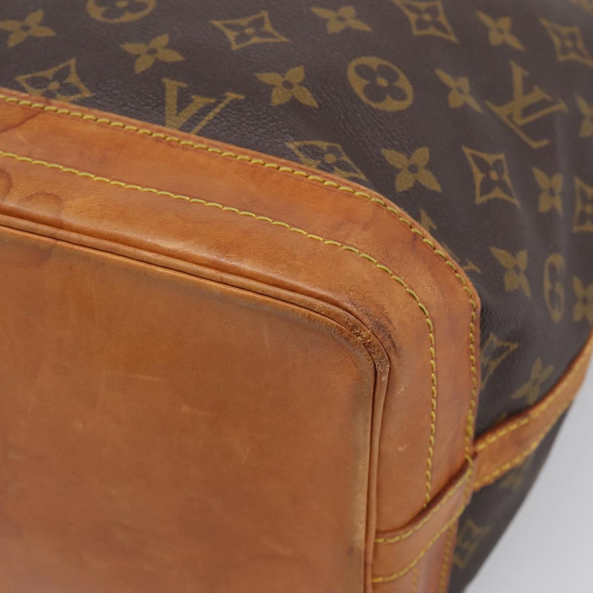 LOUIS VUITTON Monogram Noe Shoulder Bag M42224 LV Auth RV004