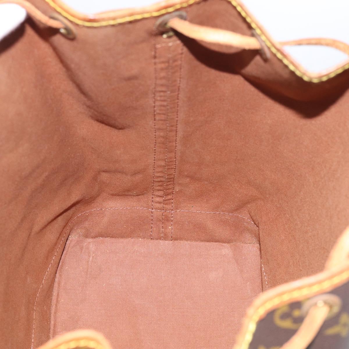 LOUIS VUITTON Monogram Noe Shoulder Bag M42224 LV Auth RV004