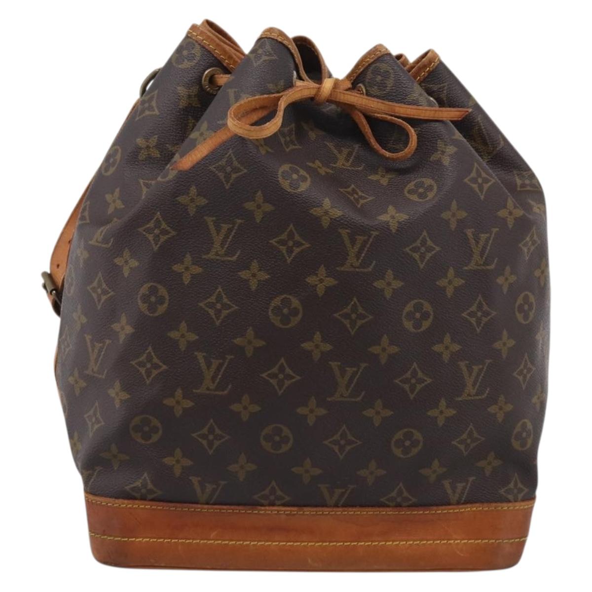 LOUIS VUITTON Monogram Noe Shoulder Bag M42224 LV Auth RV004