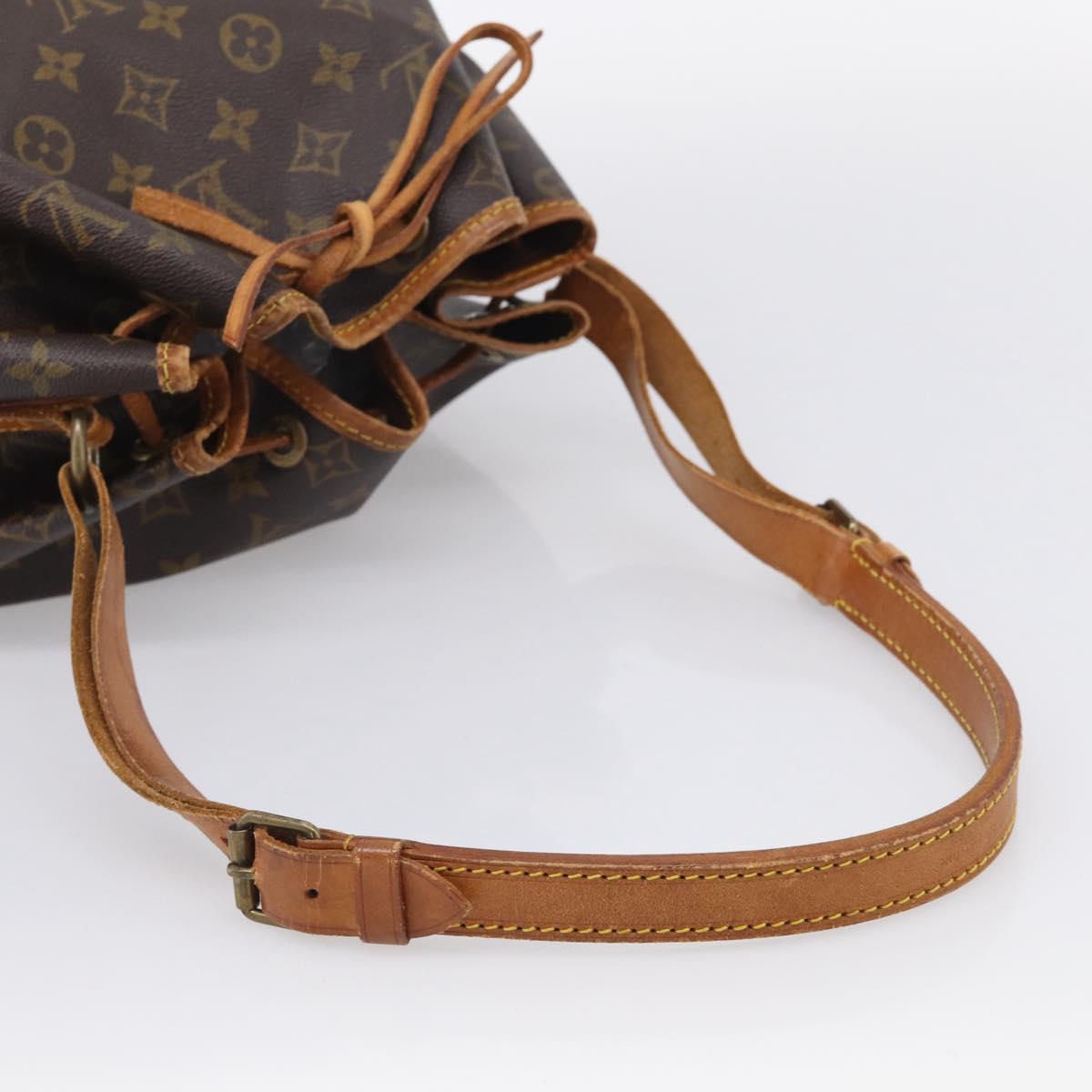 LOUIS VUITTON Monogram Noe Shoulder Bag M42224 LV Auth RV004