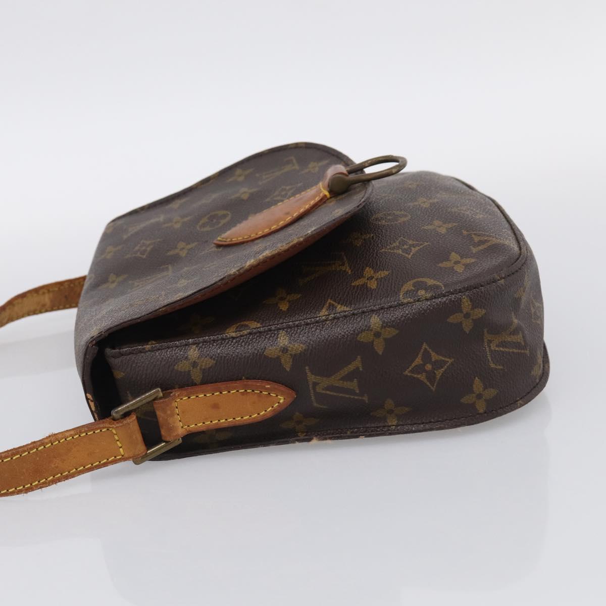 LOUIS VUITTON Monogram Saint Cloud GM Shoulder Bag M51242 LV Auth RV009