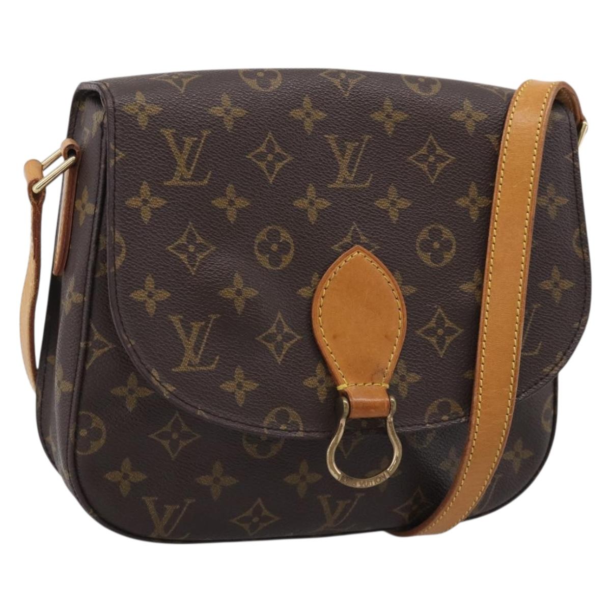 LOUIS VUITTON Monogram Saint Cloud GM Shoulder Bag M51242 LV Auth RV011