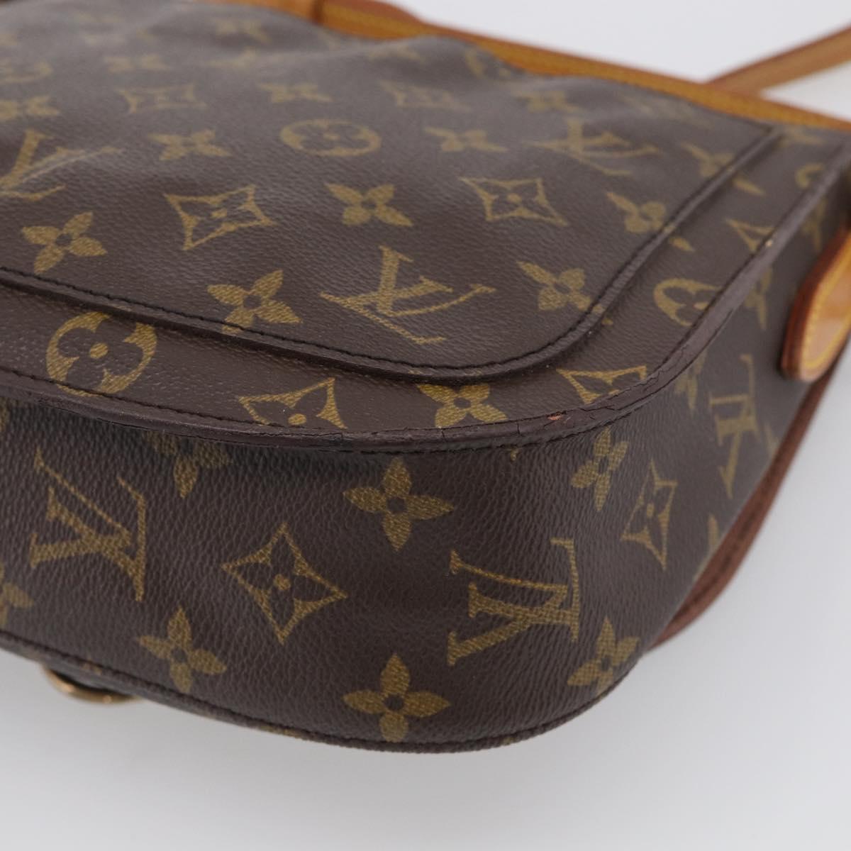 LOUIS VUITTON Monogram Saint Cloud GM Shoulder Bag M51242 LV Auth RV011
