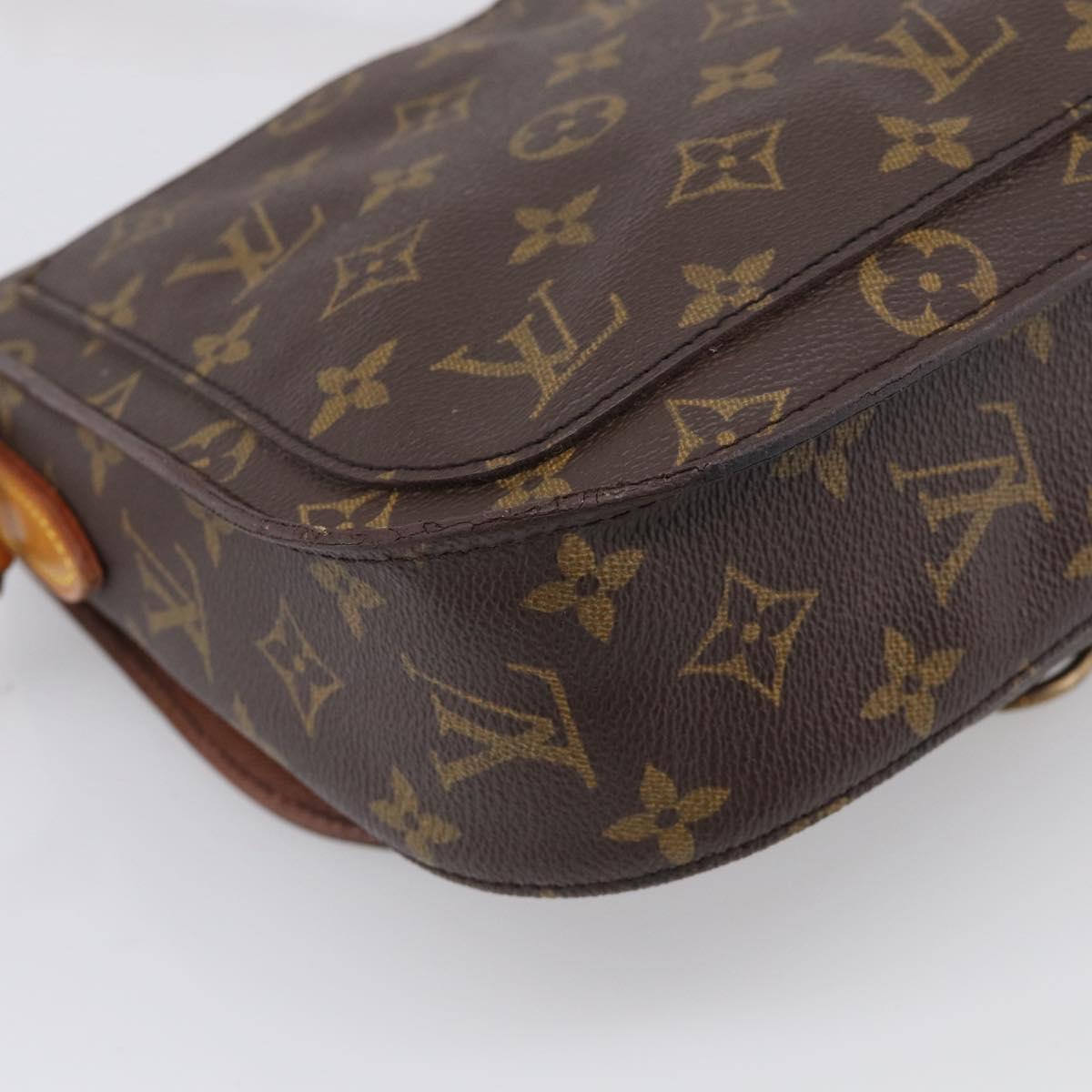LOUIS VUITTON Monogram Saint Cloud GM Shoulder Bag M51242 LV Auth RV011