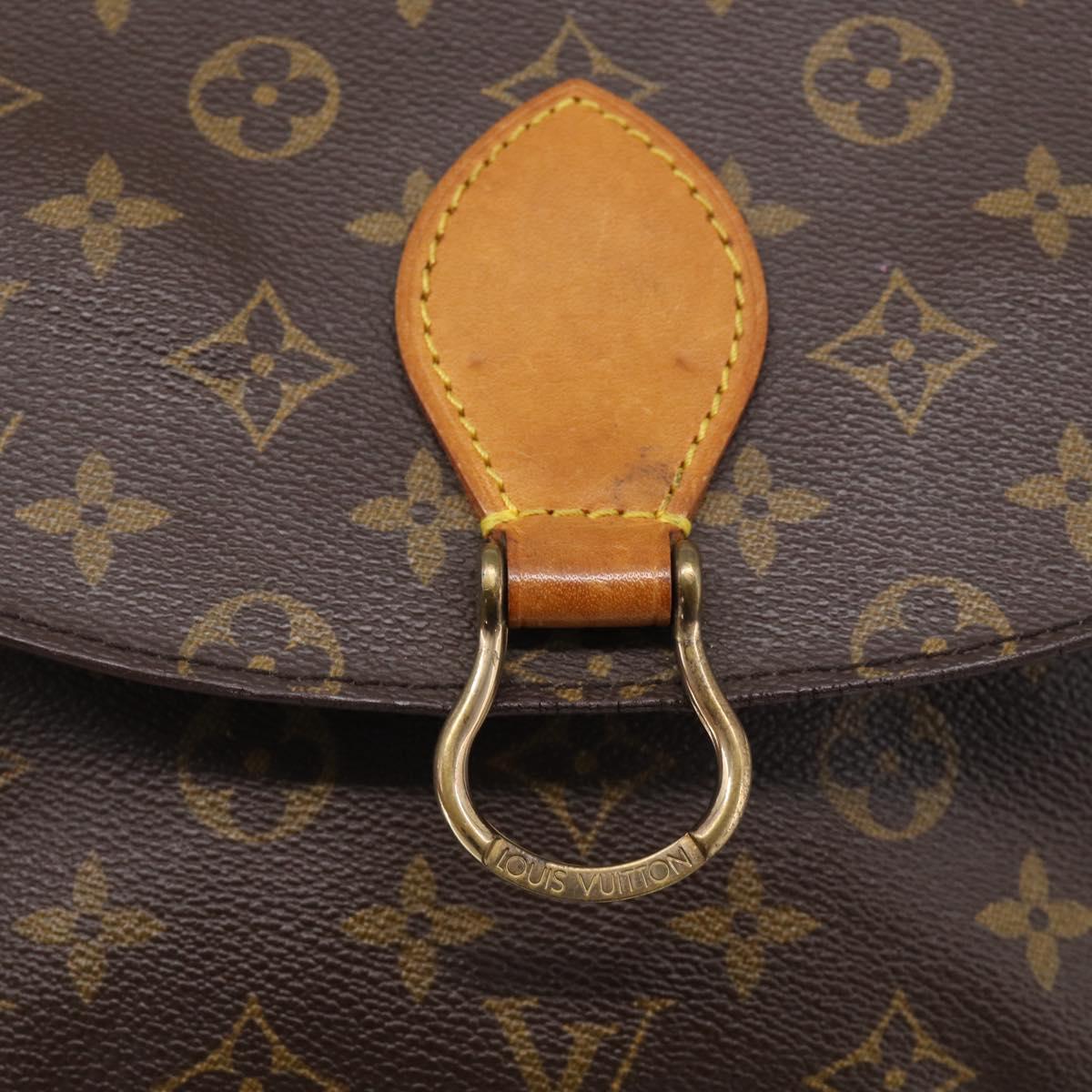 LOUIS VUITTON Monogram Saint Cloud GM Shoulder Bag M51242 LV Auth RV011