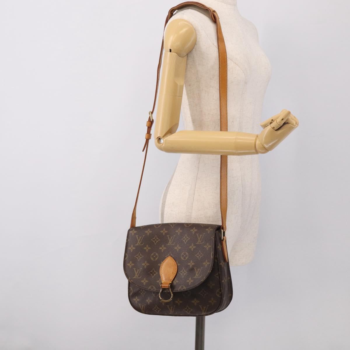 LOUIS VUITTON Monogram Saint Cloud GM Shoulder Bag M51242 LV Auth RV011