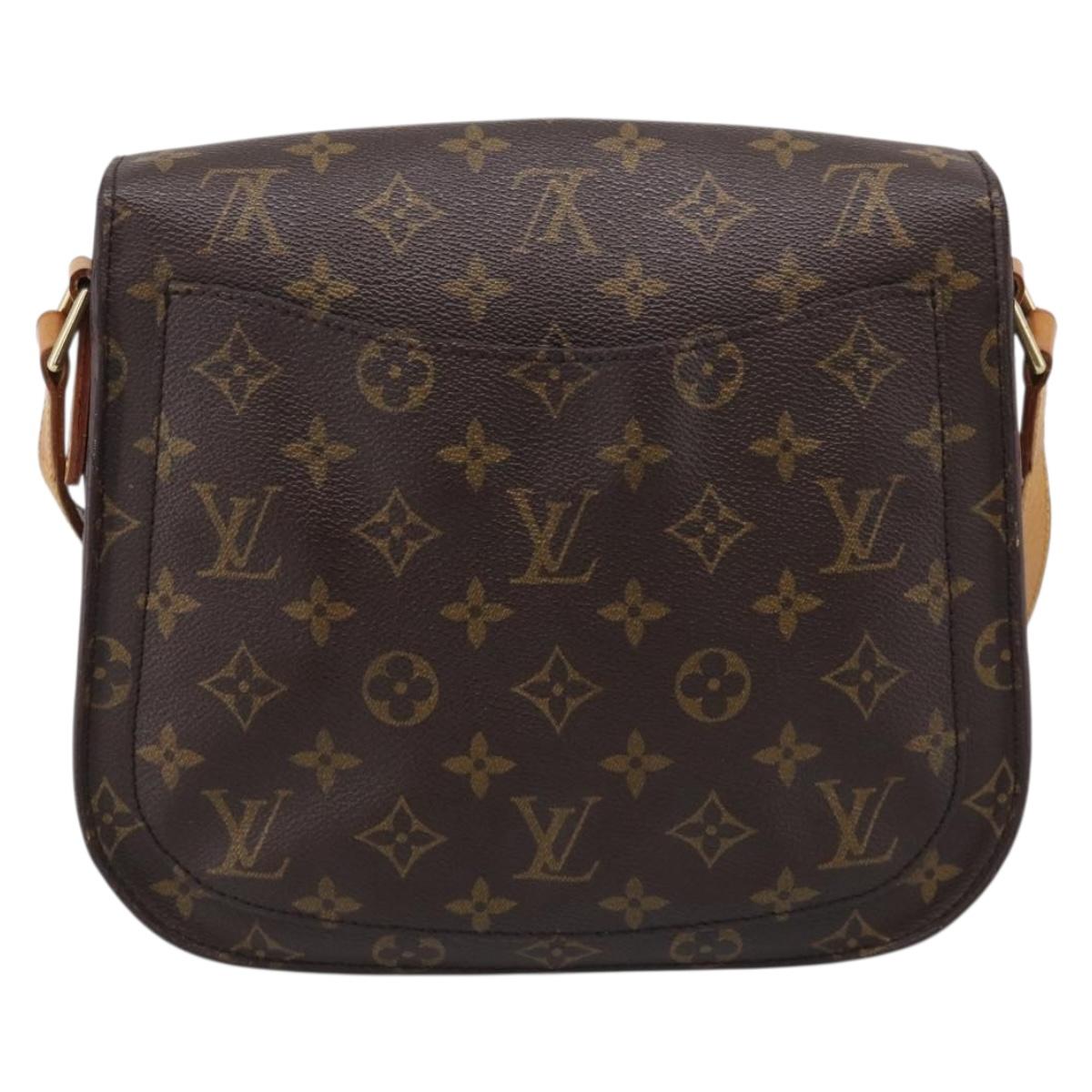 LOUIS VUITTON Monogram Saint Cloud GM Shoulder Bag M51242 LV Auth RV011