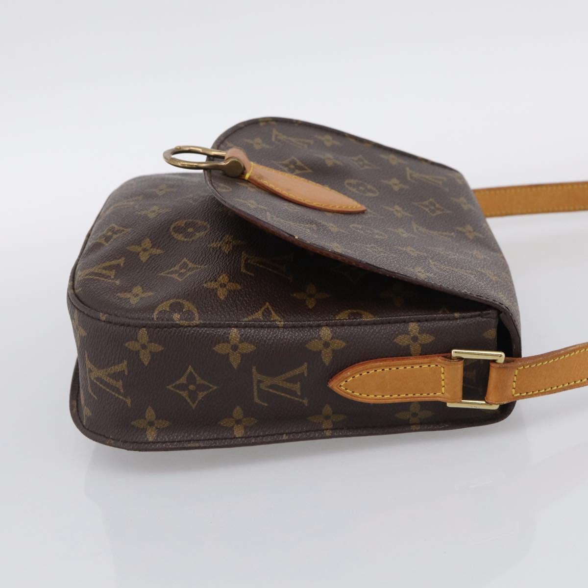 LOUIS VUITTON Monogram Saint Cloud GM Shoulder Bag M51242 LV Auth RV011
