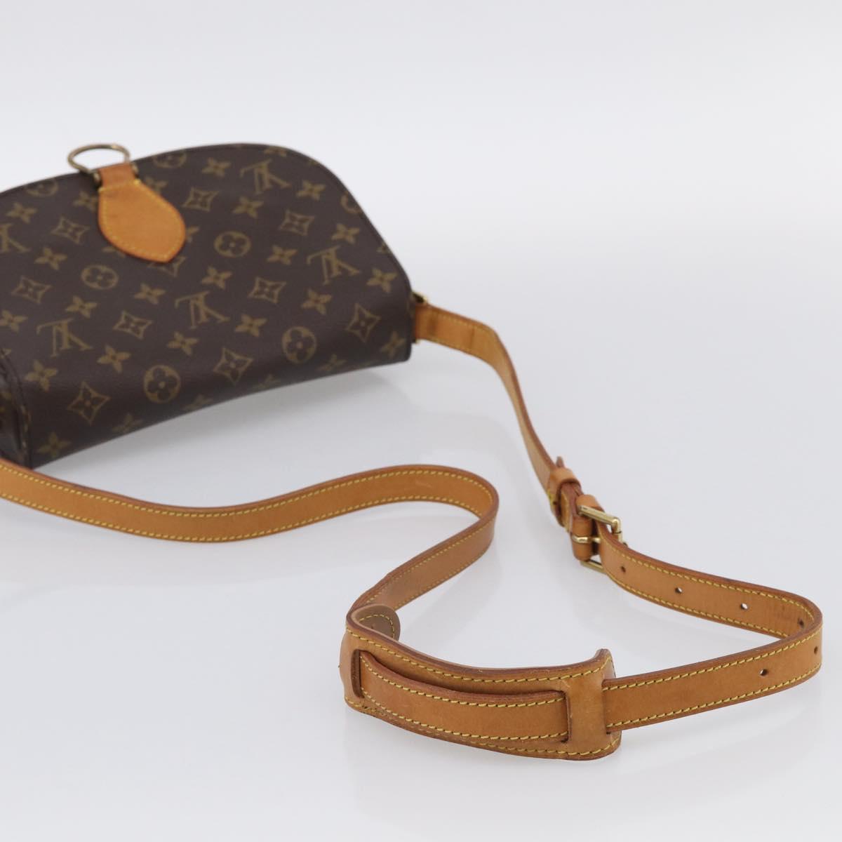 LOUIS VUITTON Monogram Saint Cloud GM Shoulder Bag M51242 LV Auth RV011