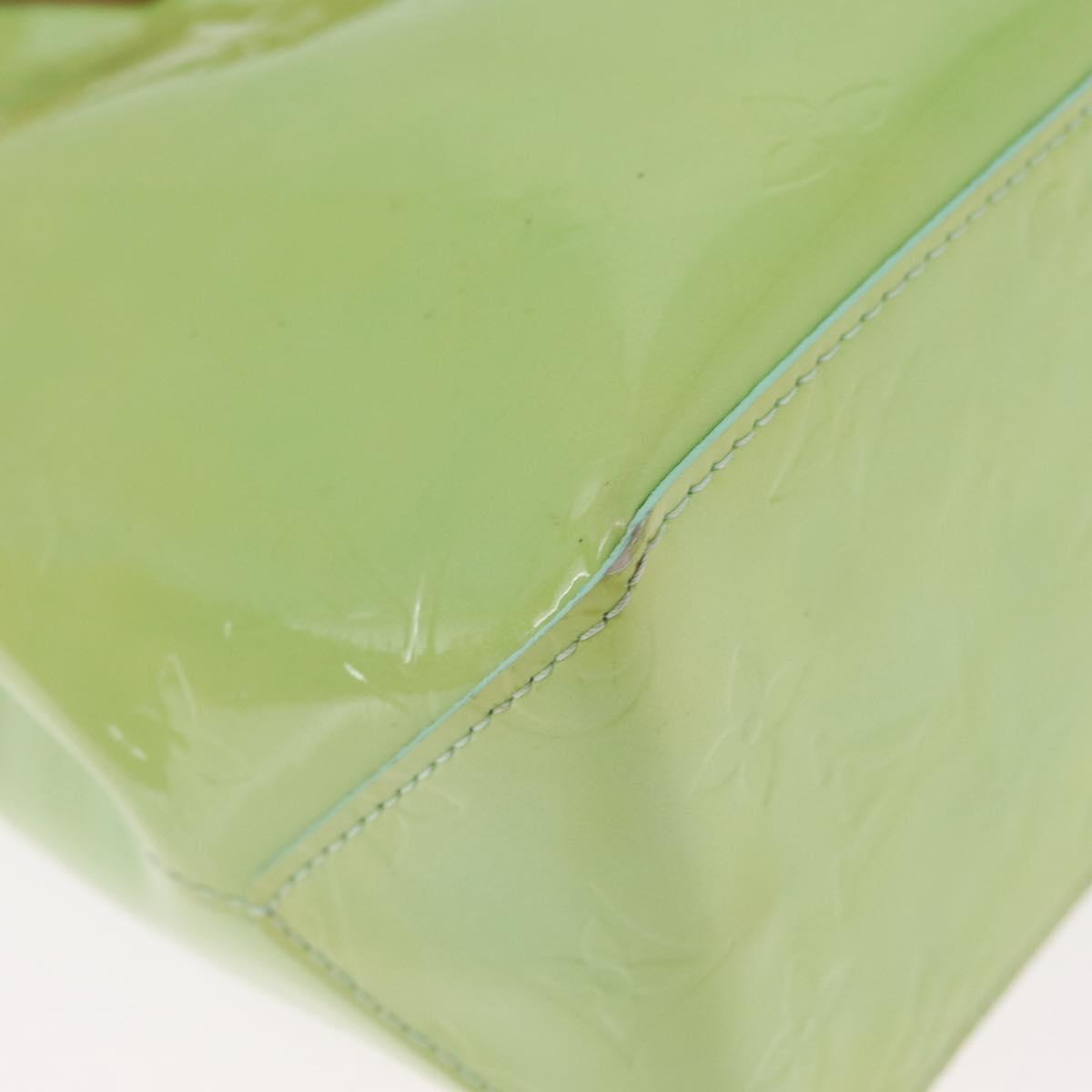 LOUIS VUITTON Monogram Vernis Reade PM Hand Bag Peppermint M91307 LV Auth RV012