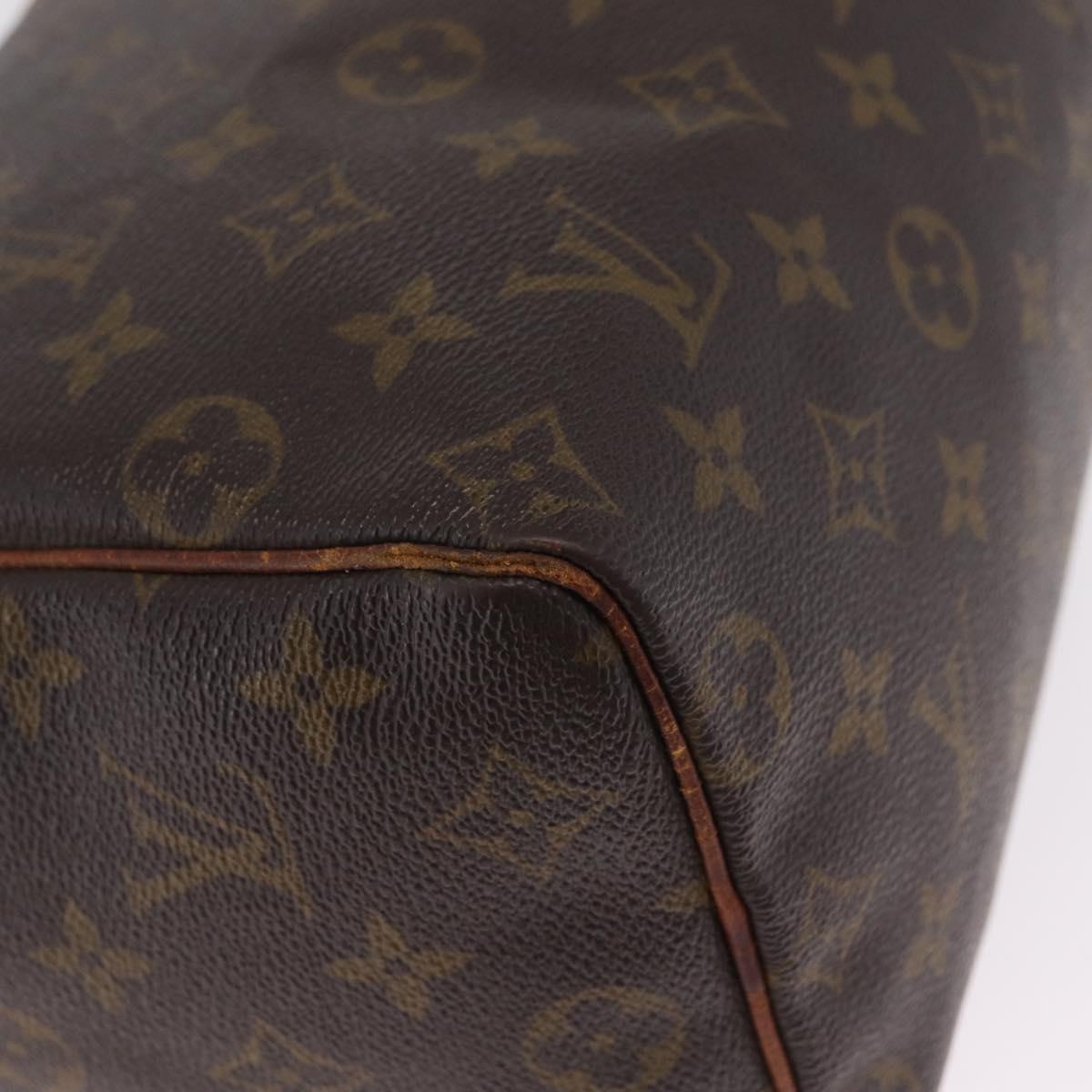 LOUIS VUITTON Monogram Speedy 25 Hand Bag M41528 LV Auth RV014