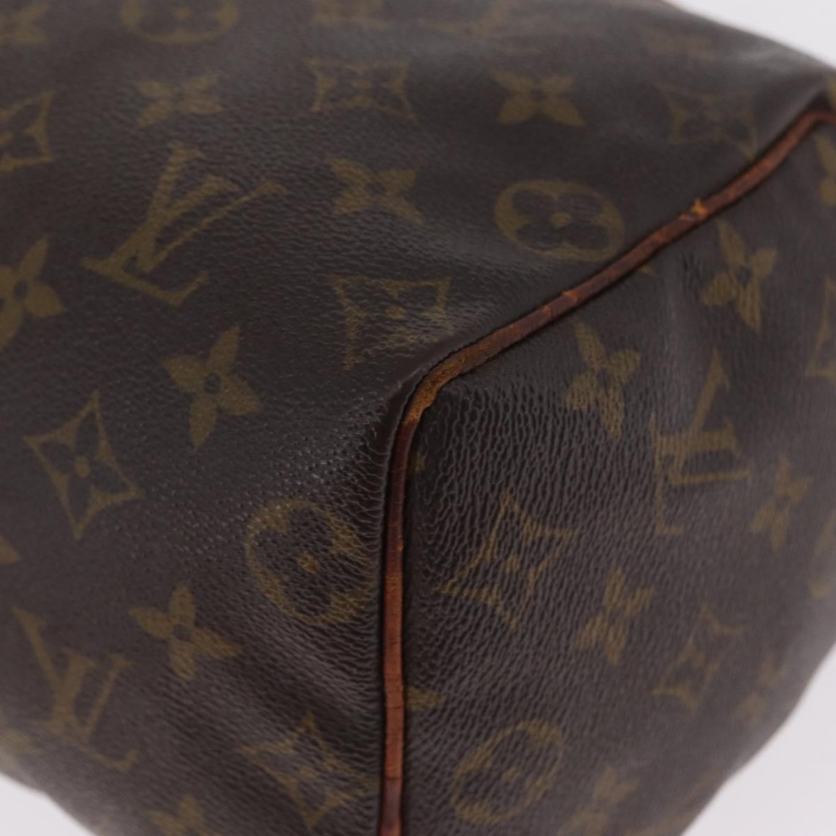 LOUIS VUITTON Monogram Speedy 25 Hand Bag M41528 LV Auth RV014