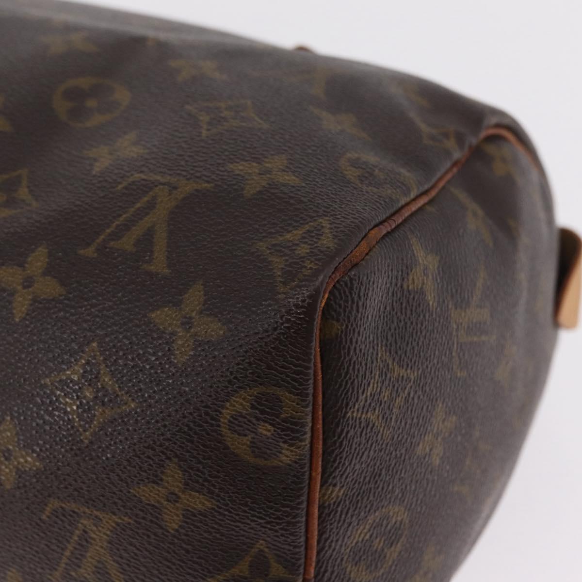 LOUIS VUITTON Monogram Speedy 25 Hand Bag M41528 LV Auth RV014