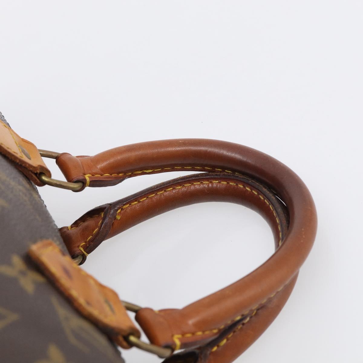LOUIS VUITTON Monogram Speedy 25 Hand Bag M41528 LV Auth RV015
