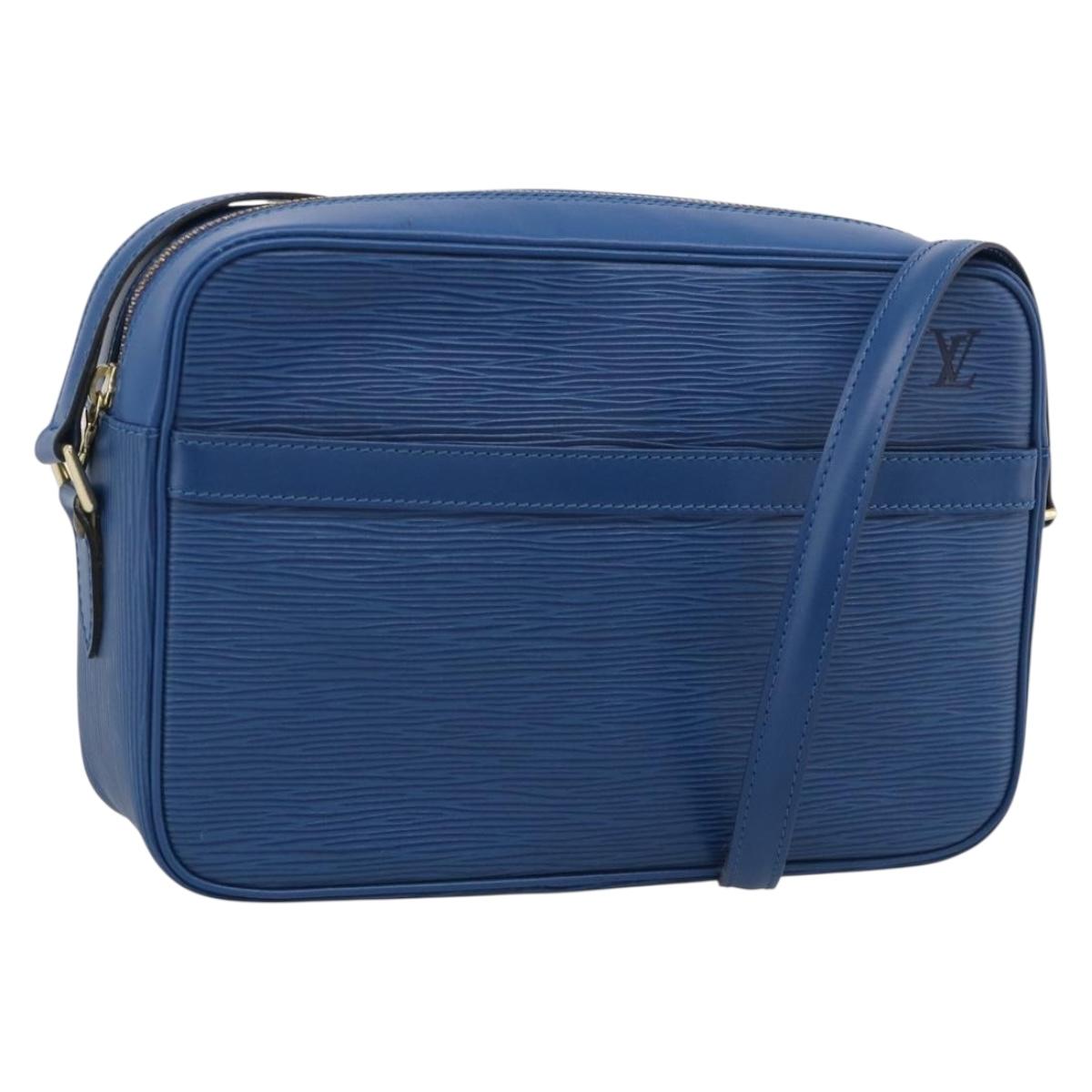 LOUIS VUITTON Epi Trocadero 27 Shoulder Bag Blue M52315 LV Auth RV025A