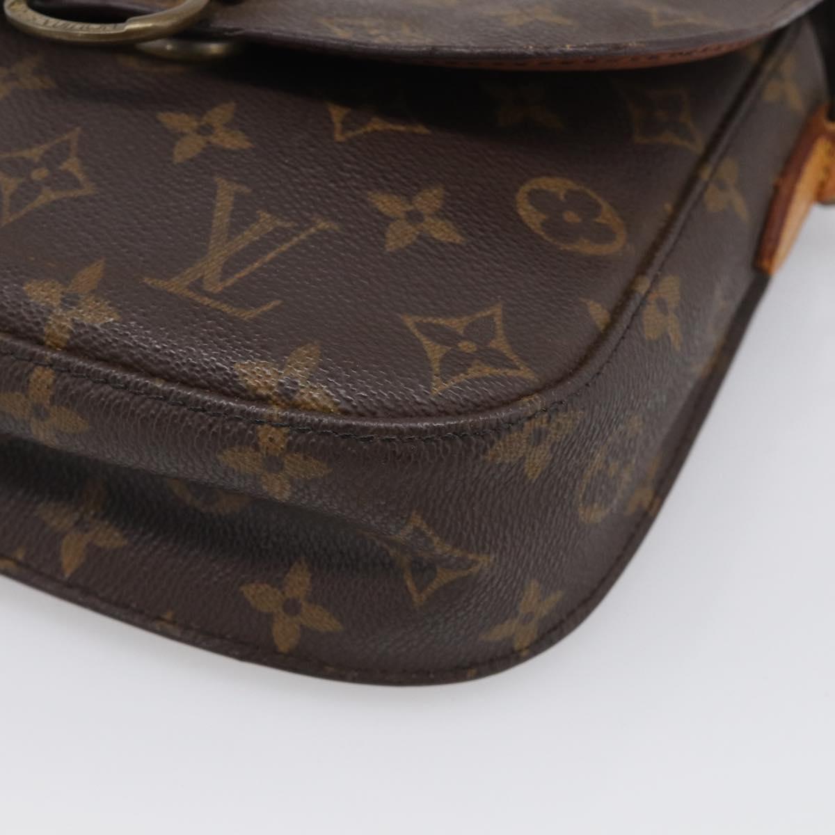 LOUIS VUITTON Monogram Saint Cloud MM Shoulder Bag M51243 LV Auth RV026