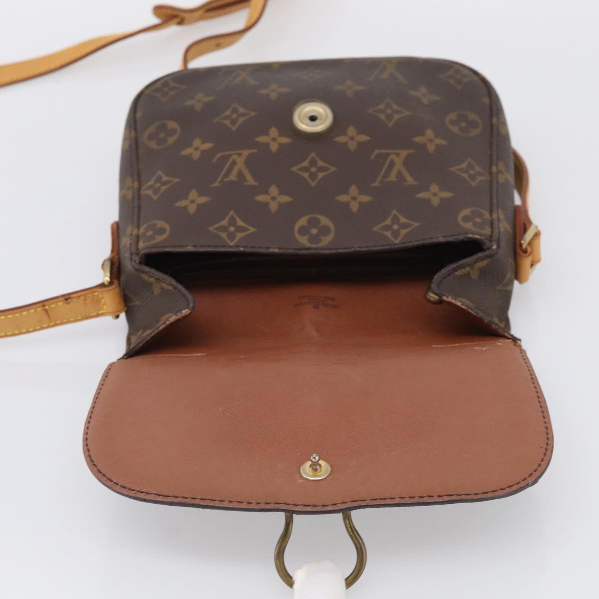 LOUIS VUITTON Monogram Saint Cloud MM Shoulder Bag M51243 LV Auth RV026