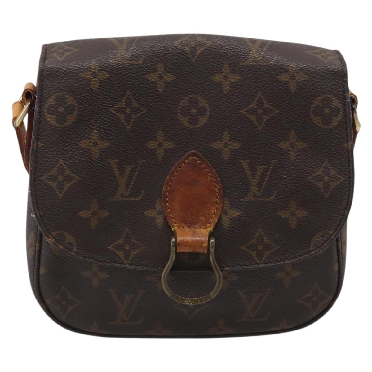LOUIS VUITTON Monogram Saint Cloud MM Shoulder Bag M51243 LV Auth RV026