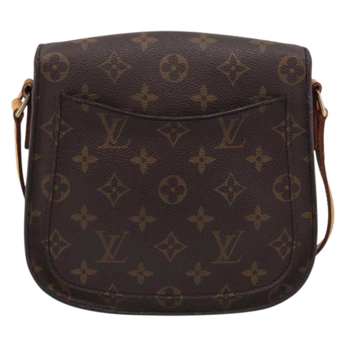 LOUIS VUITTON Monogram Saint Cloud MM Shoulder Bag M51243 LV Auth RV026